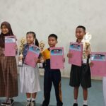 Keterangan Foto: (dari kanan ke kiri) Lintang Putra Navy Wijaya, Avshalom Rivaldo Centani Laisina, Jericho Bungaran Sinaga, Binar Keisha Samudra, Naura Qisya Azlea, Brigitta Vicci Willianto.
